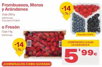 AhorraMas Frambuesas oferta