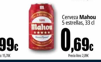 Unide Supermercados Cerveza mahou 5 estrellas oferta
