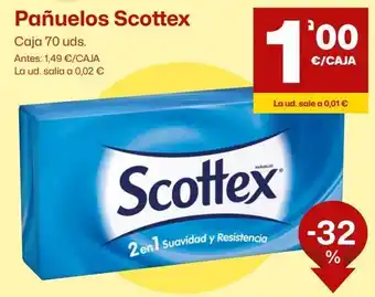 AhorraMas Pañuelos de papel scottex oferta