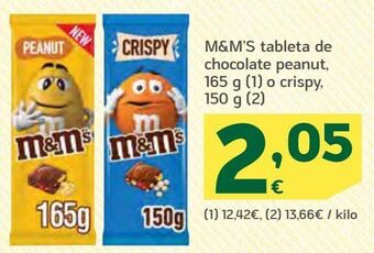 HiperDino Chocolate m&m's oferta
