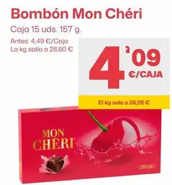 AhorraMas Bombones mon cheri oferta