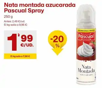 AhorraMas Nata pascual oferta