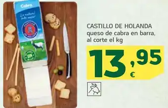 HiperDino Queso de cabra castillo de holanda oferta