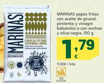 HiperDino Patatas fritas oferta