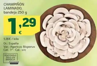 HiperDino Champiñones laminados oferta