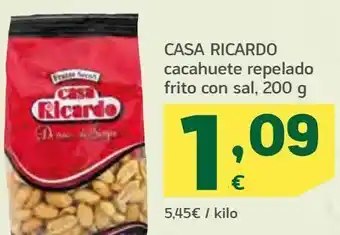 HiperDino Cacahuetes casa ricardo oferta