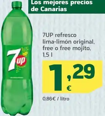 HiperDino Refrescos seven up oferta