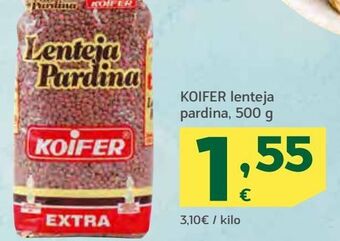 HiperDino Lentejas koifer oferta