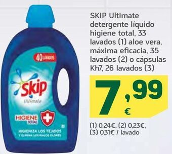 HiperDino Detergente líquido skip oferta