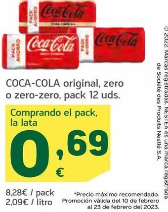 HiperDino Coca-cola oferta