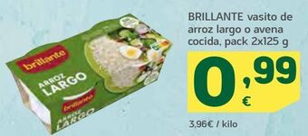 HiperDino Arroz en vasitos brillante oferta