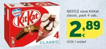 HiperDino Helados kit kat oferta