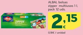 HiperDino Bolsas para alimentos albal oferta