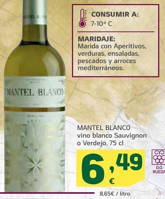 HiperDino Vino blanco oferta