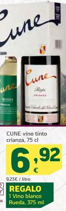 HiperDino Vino tinto cune oferta