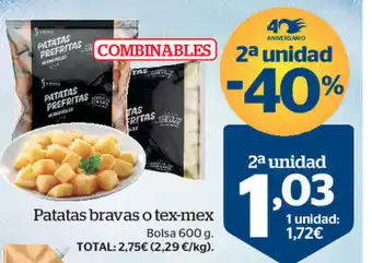La Sirena Patatas Bravas o Tex-Mex oferta