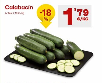 AhorraMas Calabacín oferta