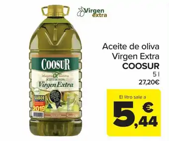Carrefour Aceite de Olive Virgen Extra Coosur oferta