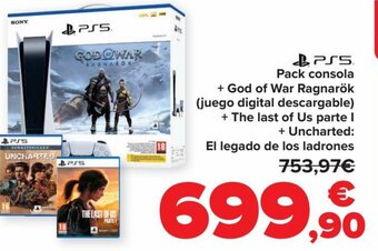 Carrefour Pack Consola + God Of War Ragnarök oferta