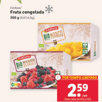 Lidl Fruta Congelada oferta