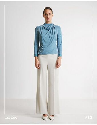 Trucco Blusa drapeado central oferta