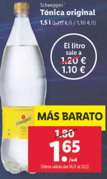 Lidl Tónica Original oferta