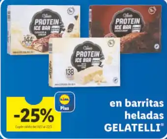 Lidl Barritas Heladas Gelatelli oferta