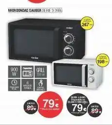 Milar 900 w anter 89 grill 700w microondas sauber serie 3-2086 79€ sha 247 00 sereng dep blandingarl 79€ 198 antes 8 oferta