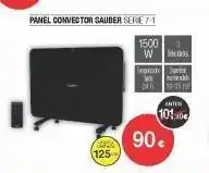 Milar 125 panel convector sauber serie 7-1 1500 w 90€ go 24h 10-15 enter 101,0 oferta