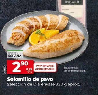 Dia Solomillo de Pavo oferta
