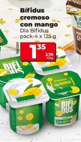 Dia Bífidus Cremoso Con Mango oferta