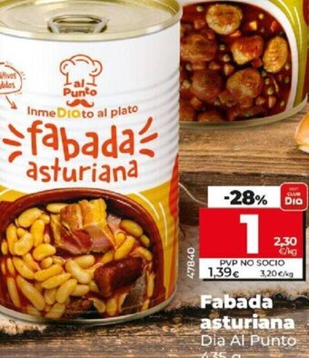 Dia Fabada Asturiana oferta