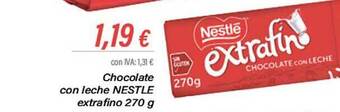Cash Ifa Chocolate con leche nestlé extrafino oferta