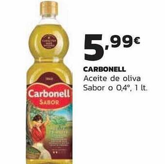 Supermercados Lupa Carbonell aceite de oliva sabor o 0.4° oferta