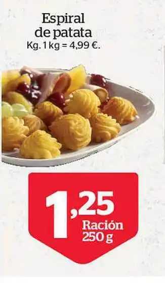 La Sirena Espiral de patata kg oferta