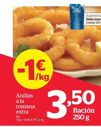 La Sirena Anillas a la romana extra oferta