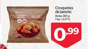 La Sirena Croquetas de jamón oferta