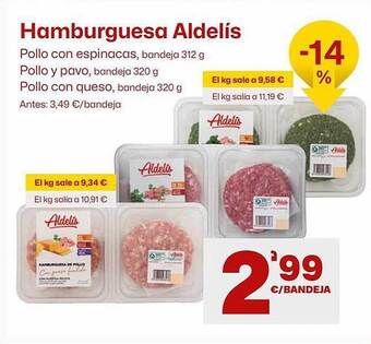 AhorraMas Hamburguesa aldelís oferta