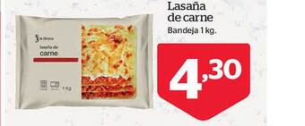 La Sirena Lasaña de carne oferta