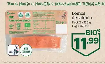 La Sirena Lomos de salmón pack 2 oferta