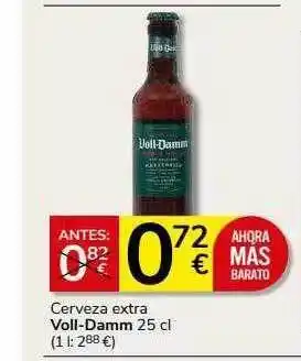 Supermercados Charter Cerveza extra voll-damm oferta