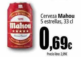 Unide Supermercados Cerveza mahou 5 estrellas oferta