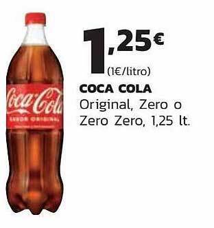 Supermercados Lupa Coca cola original, zero o zero zero oferta