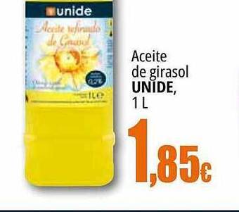 Unide Supermercados Aceite de girasol unide oferta