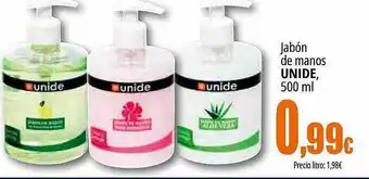 Unide Supermercados Jabón de manos unide oferta