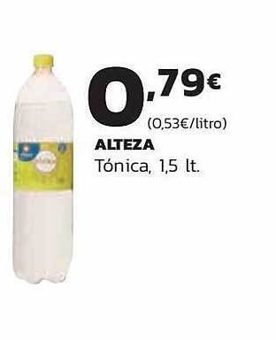 Supermercados Lupa Alteza tónica oferta