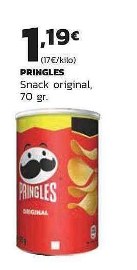 Supermercados Lupa Pringles snack original oferta