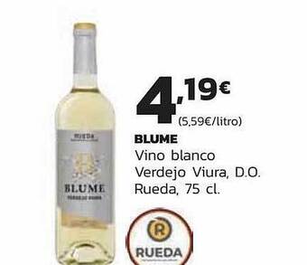 Supermercados Lupa Blume vino blanco verdejo viura, d.o. rueda oferta