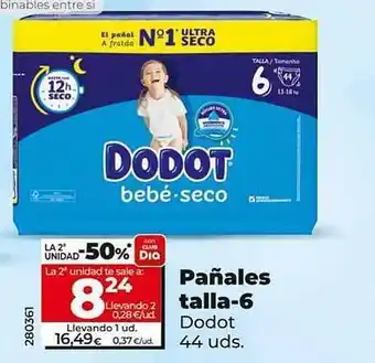 Dia Pañales talla-3 dodot oferta