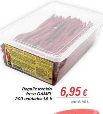Cash Ifa Regaliz torcido fresa damel oferta